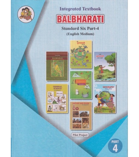Integrated Textbook Balbharti Std 6 Part 4| English Medium|Maharashtra State Board